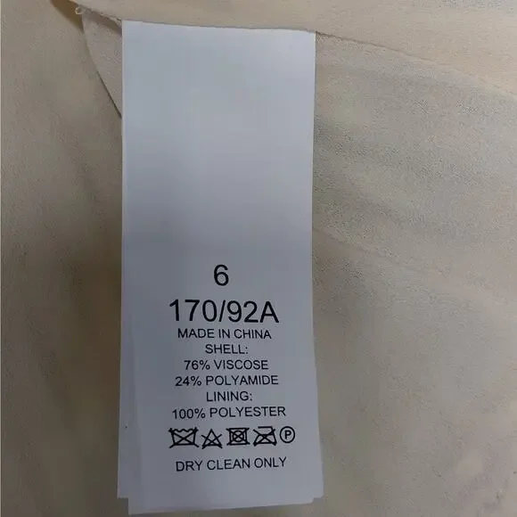 Kate Spade New York Dress Size 6 Cream Painted Petals Burnout Boho Cottagecore - Picture 10 of 10